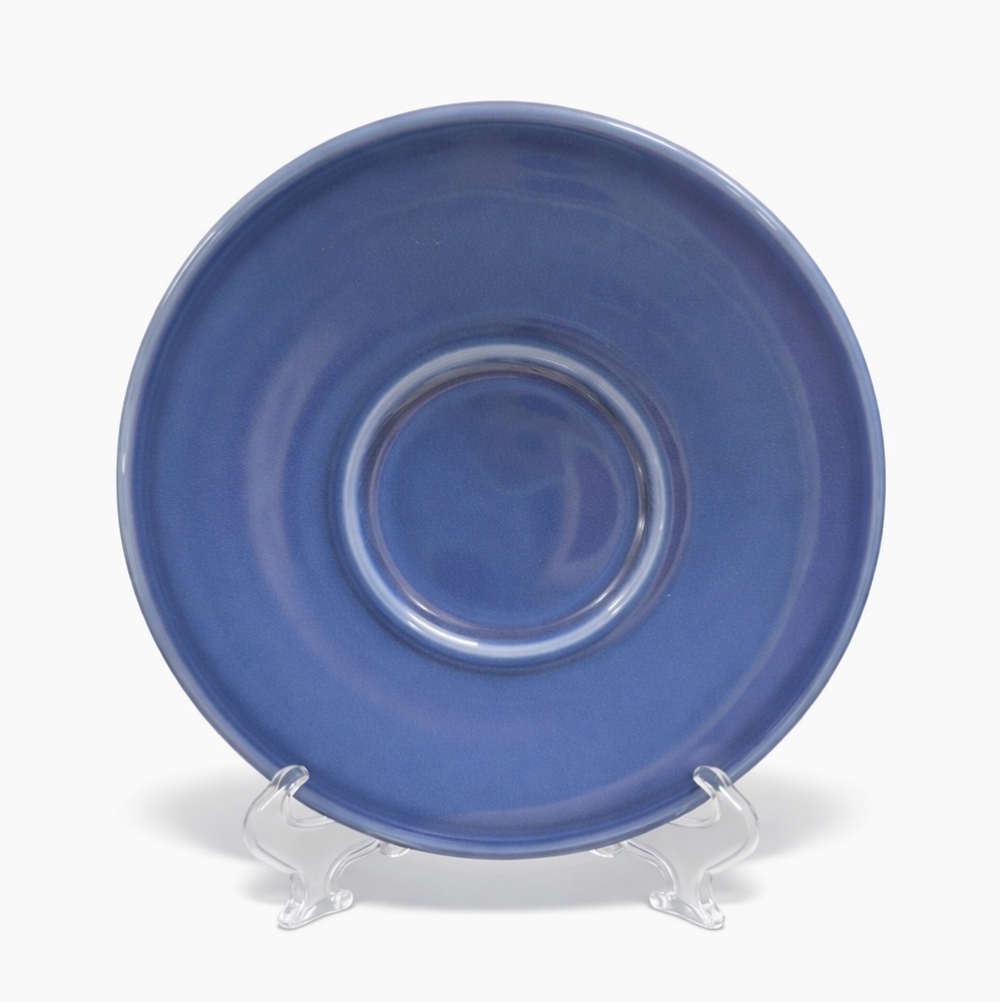 Fiesta Jumbo Saucer By Homer Laughlin China RETIRED Sapphire